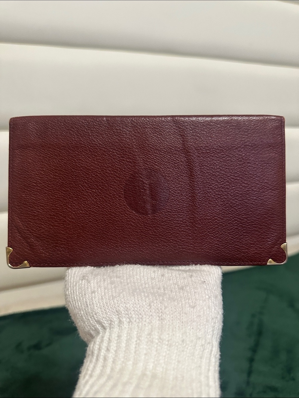 Celine Vintage Burgundy Leather Bifold Long Wallet - Picture 15 of 15